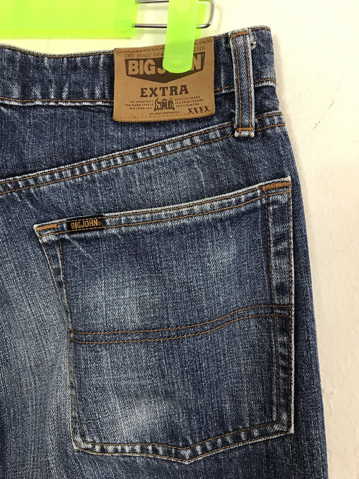 Big John × Japanese Brand Vintage Big John Extra Distressed Denim Jeans Size US 31 - 10 Thumbnail