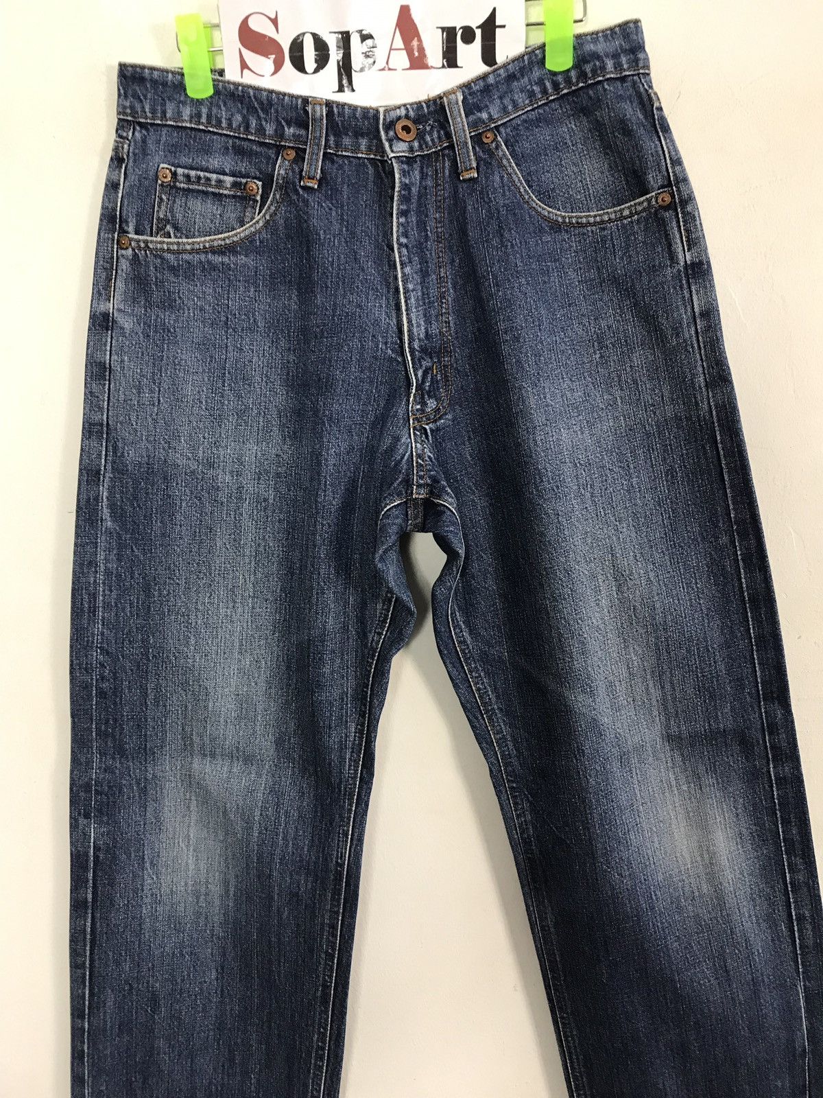 Big John × Japanese Brand Vintage Big John Extra Distressed Denim Jeans Size US 31 - 3 Thumbnail