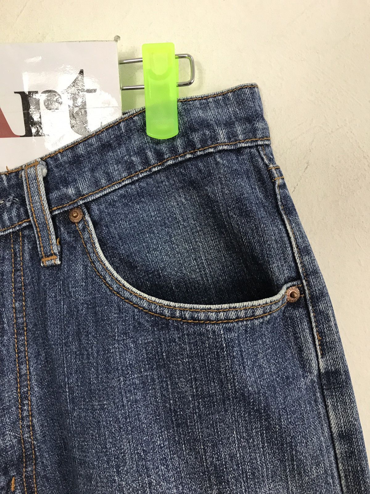 Big John × Japanese Brand Vintage Big John Extra Distressed Denim Jeans Size US 31 - 4 Thumbnail