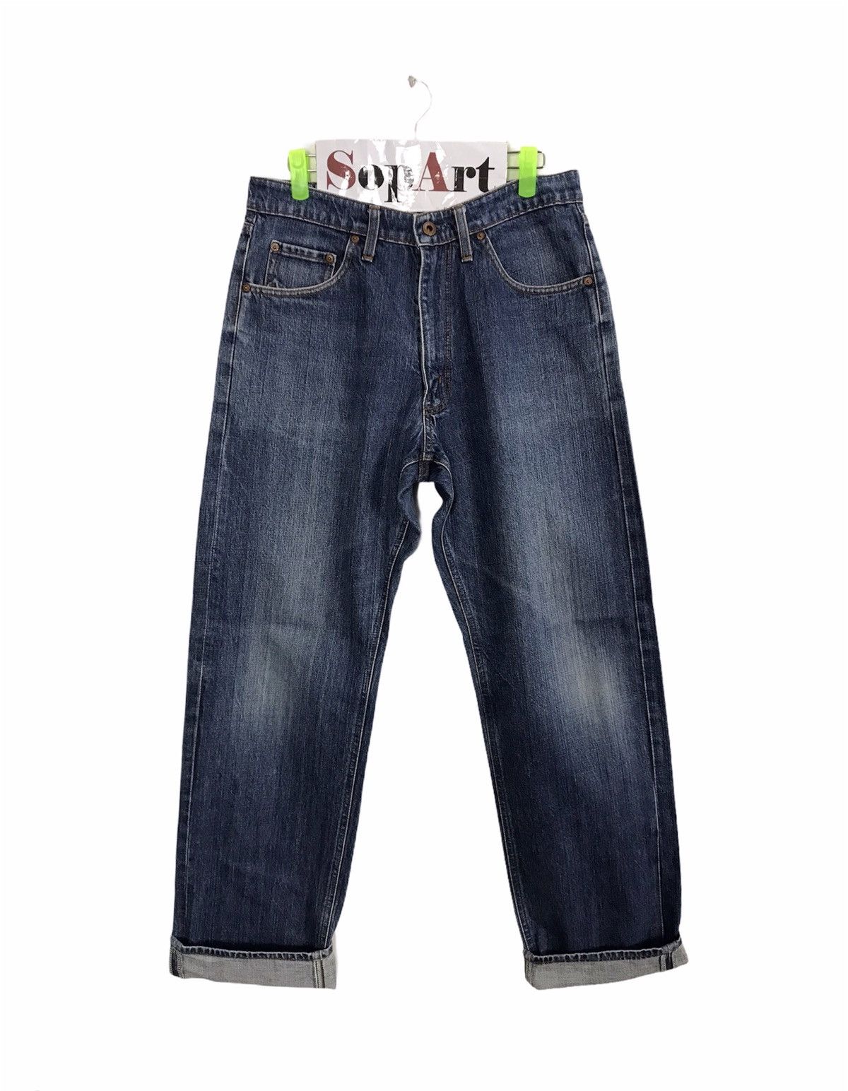 Big John × Japanese Brand Vintage Big John Extra Distressed Denim Jeans Size US 31 - 1 Thumbnail