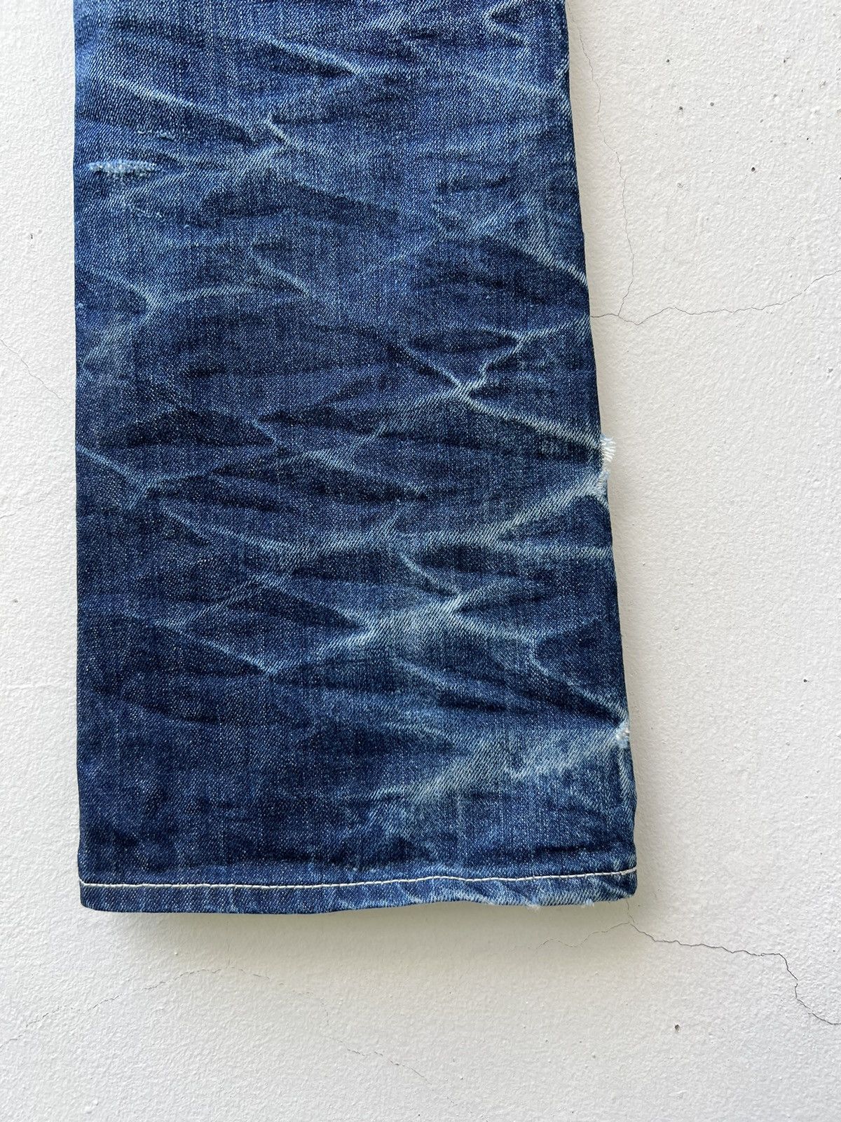 BUFFALO BOBS Vintage Buffalo Bobs Japan Rips Distress Denim Flared Jeans Size US 30 / EU 46 - 20 Thumbnail