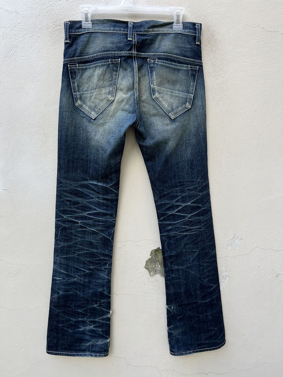 BUFFALO BOBS Vintage Buffalo Bobs Japan Rips Distress Denim Flared Jeans Size US 30 / EU 46 - 17 Thumbnail