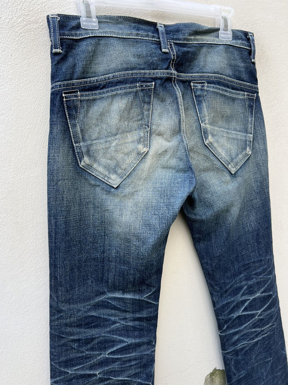 BUFFALO BOBS Vintage Buffalo Bobs Japan Rips Distress Denim Flared Jeans Size US 30 / EU 46 - 18 Thumbnail