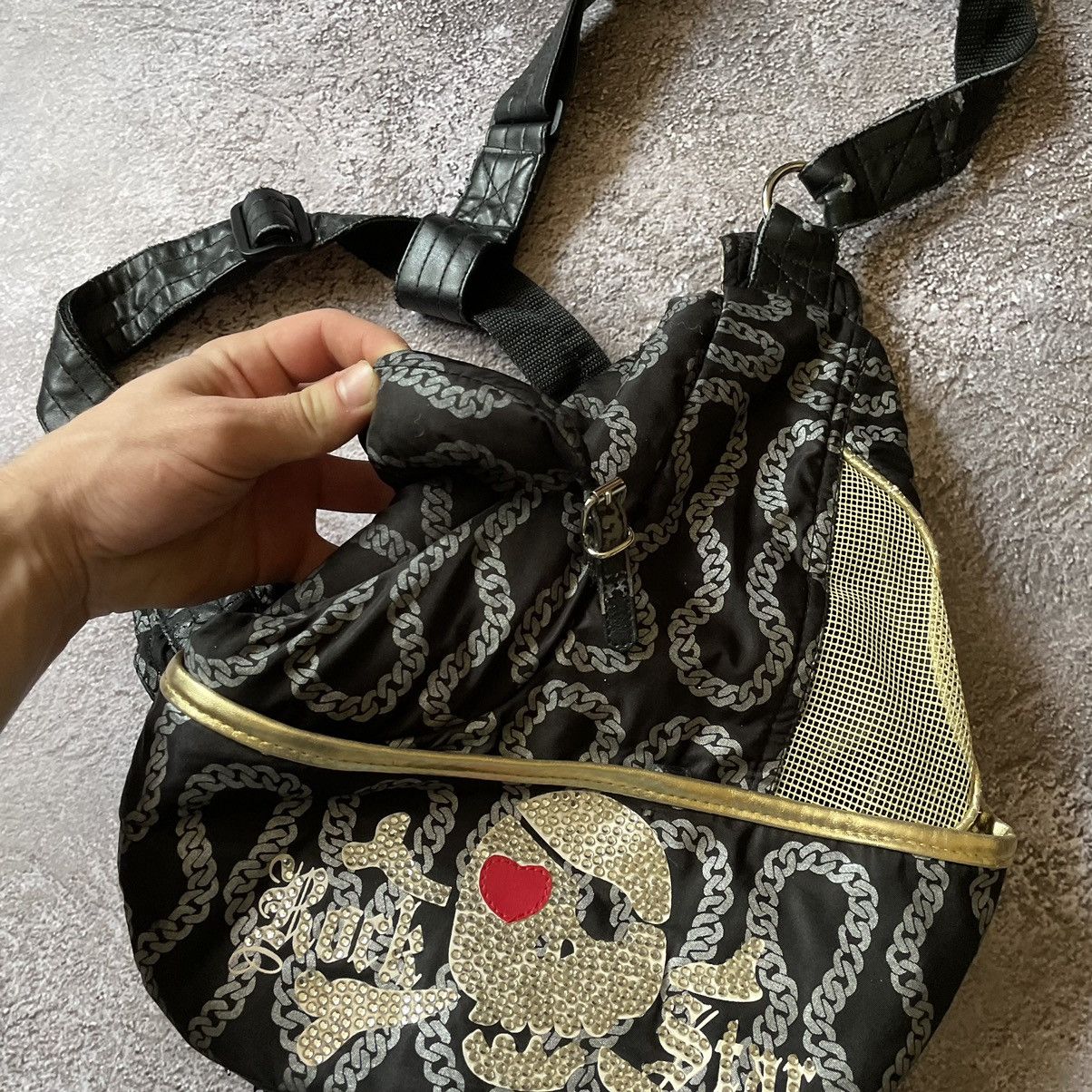 Vintage Vintage 90s Skull Graphic Shoulder Bag Alt Grunge Washed OS Size ONE SIZE - 5 Thumbnail