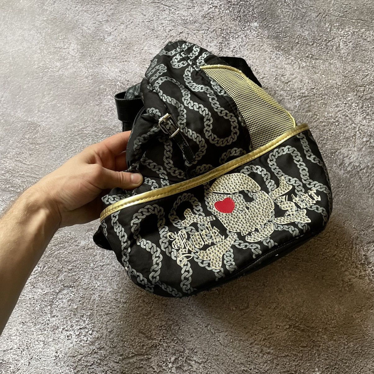 Vintage Vintage 90s Skull Graphic Shoulder Bag Alt Grunge Washed OS Size ONE SIZE - 12 Thumbnail