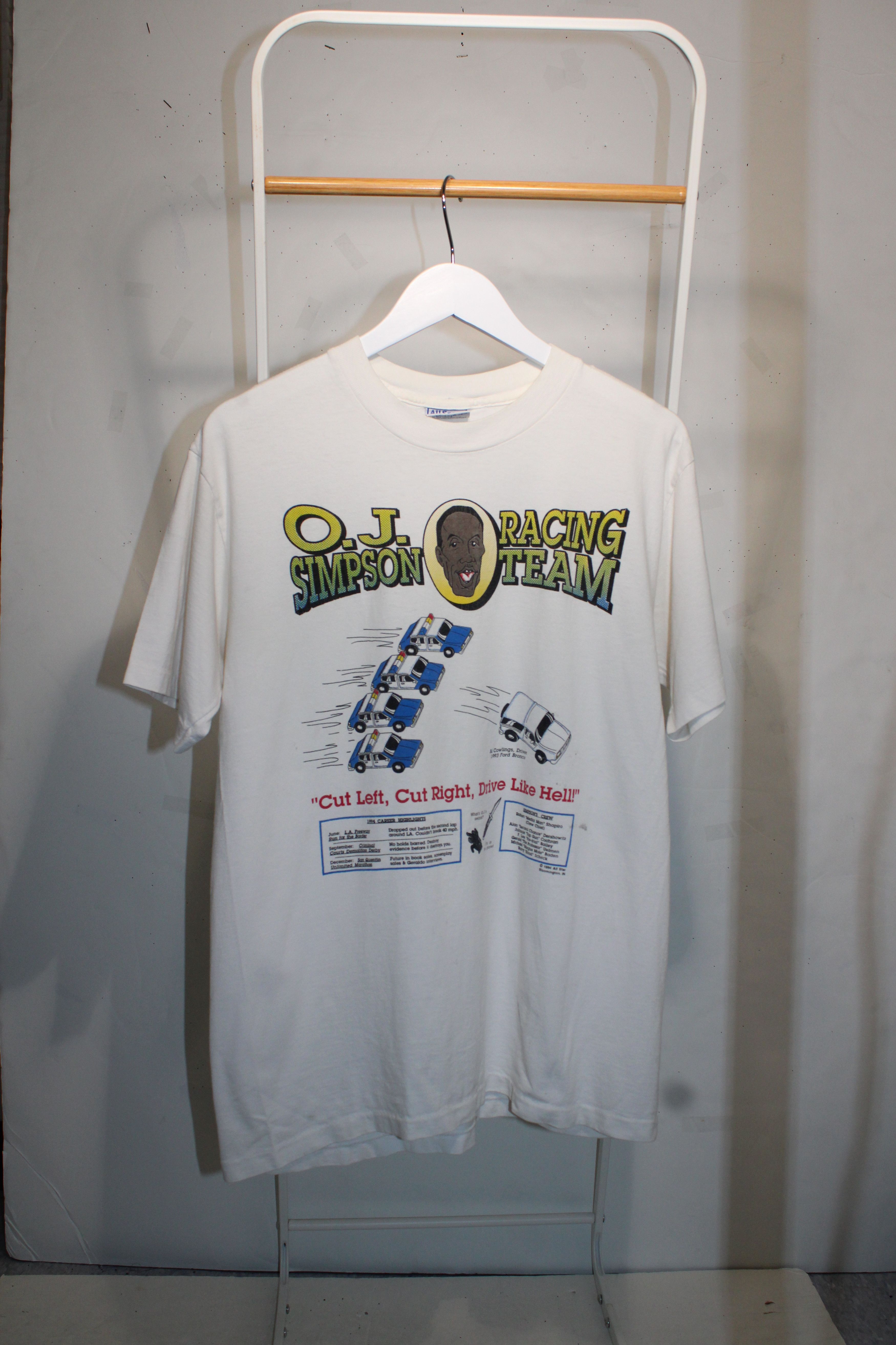 Vintage Vintage OJ Simpson T-Shirt (Racing Team) | Grailed