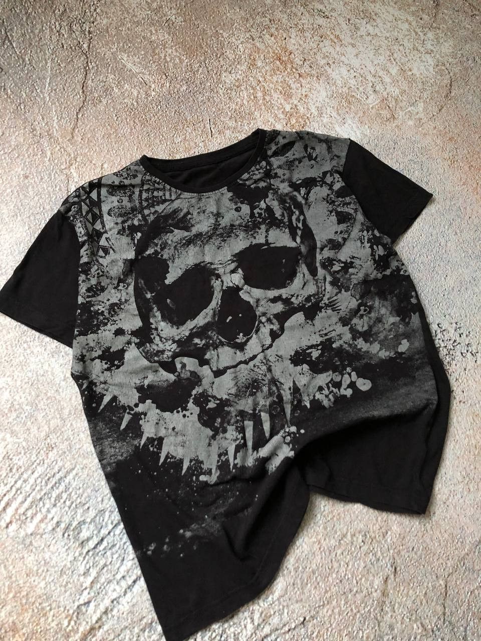 Affliction × Vintage Y2k vintage T-shirt skilleton Gothic Affliction Style Size US M / EU 48-50 / 2 - 2 Thumbnail
