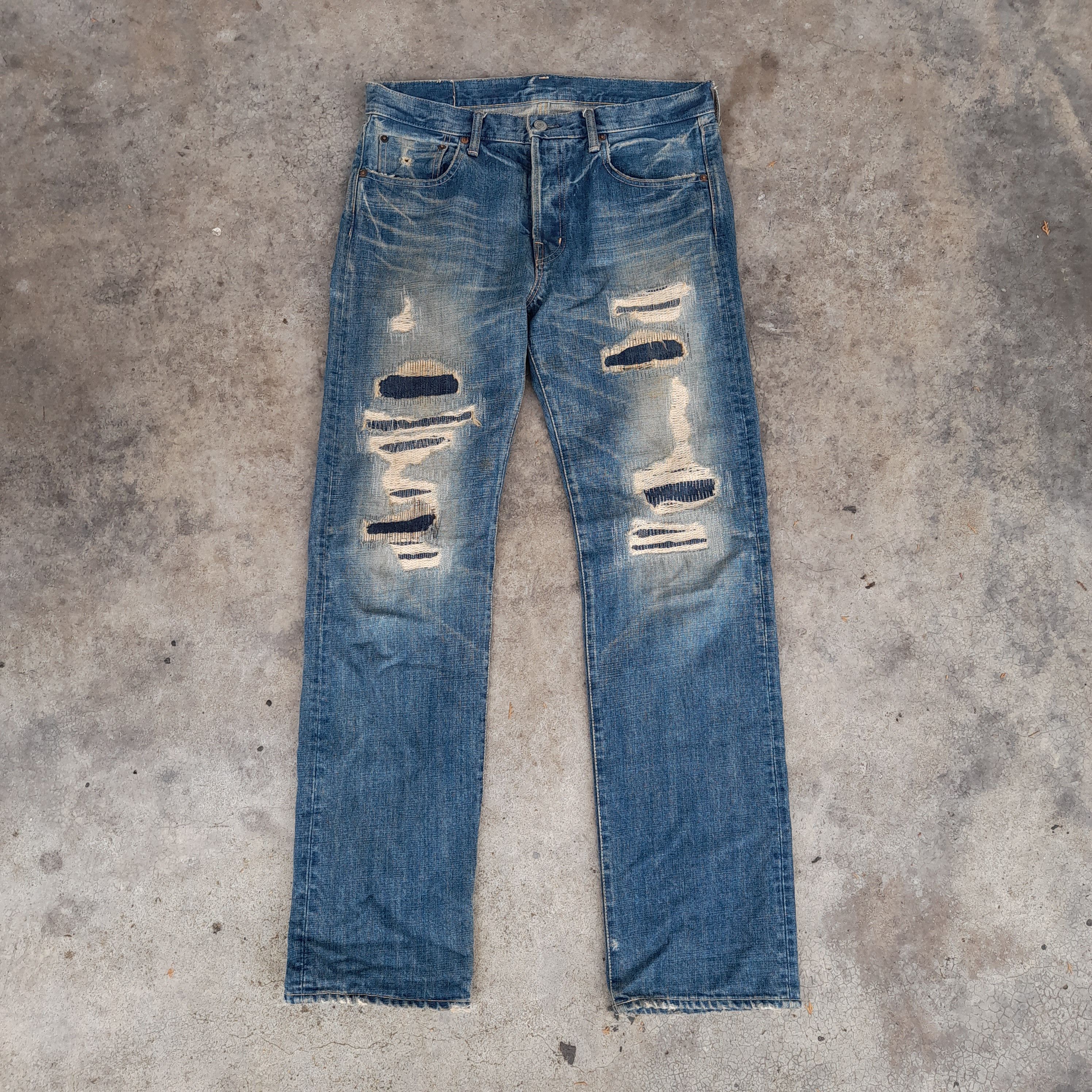 Spellbound Spellbound Sashiko Denim on Kapital Style Size US 34 / EU 50 - 1 Thumbnail