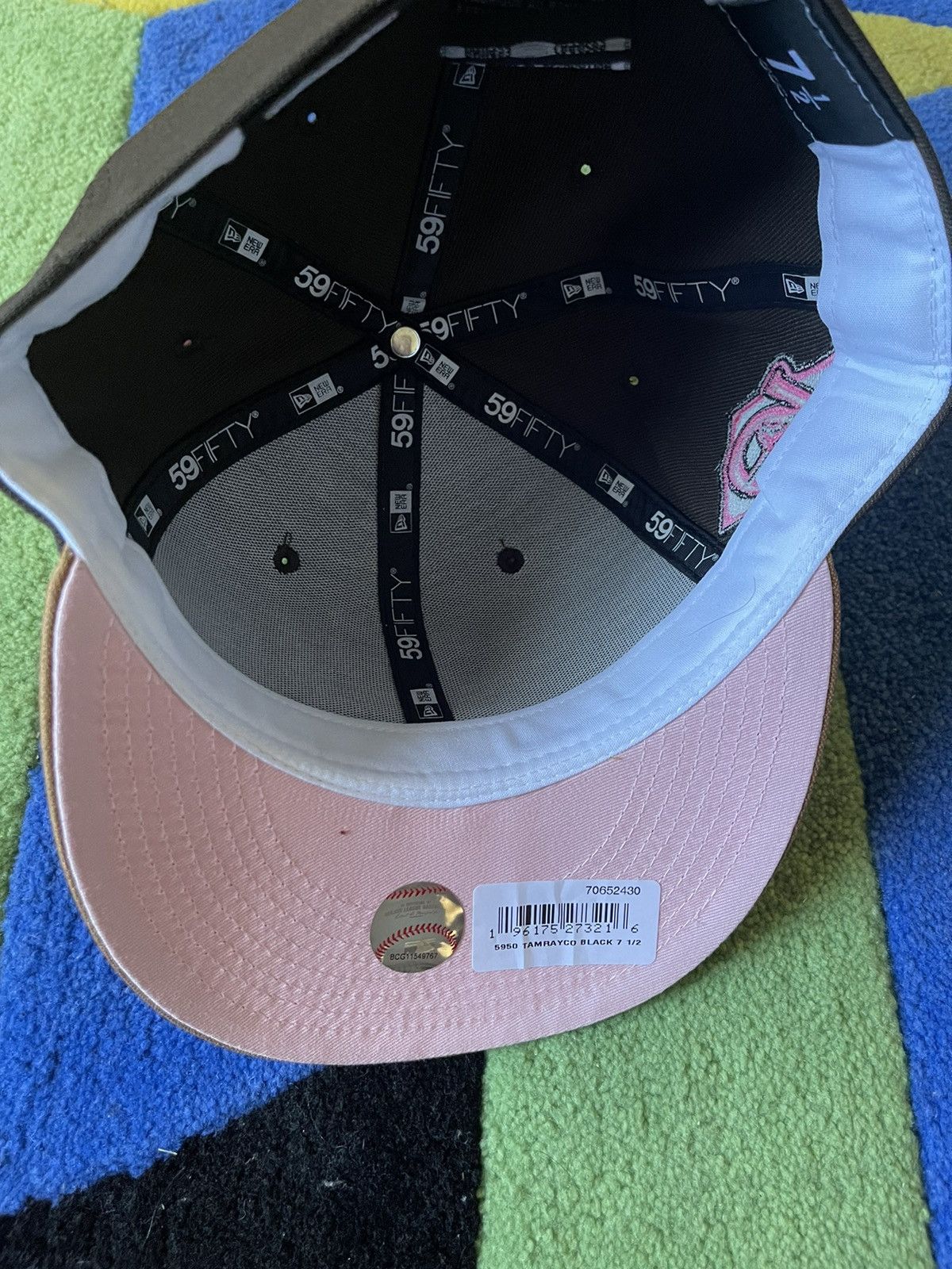 Hat Club × New Era 7 1/2 CAP CITY WALNUT/BROWN TAMPA BAY RAYS W/ PINK UV Size ONE SIZE - 6 Thumbnail