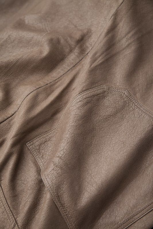 Rick Owens AW02 leather baggy sweatpants Size US 31 - 6 Thumbnail