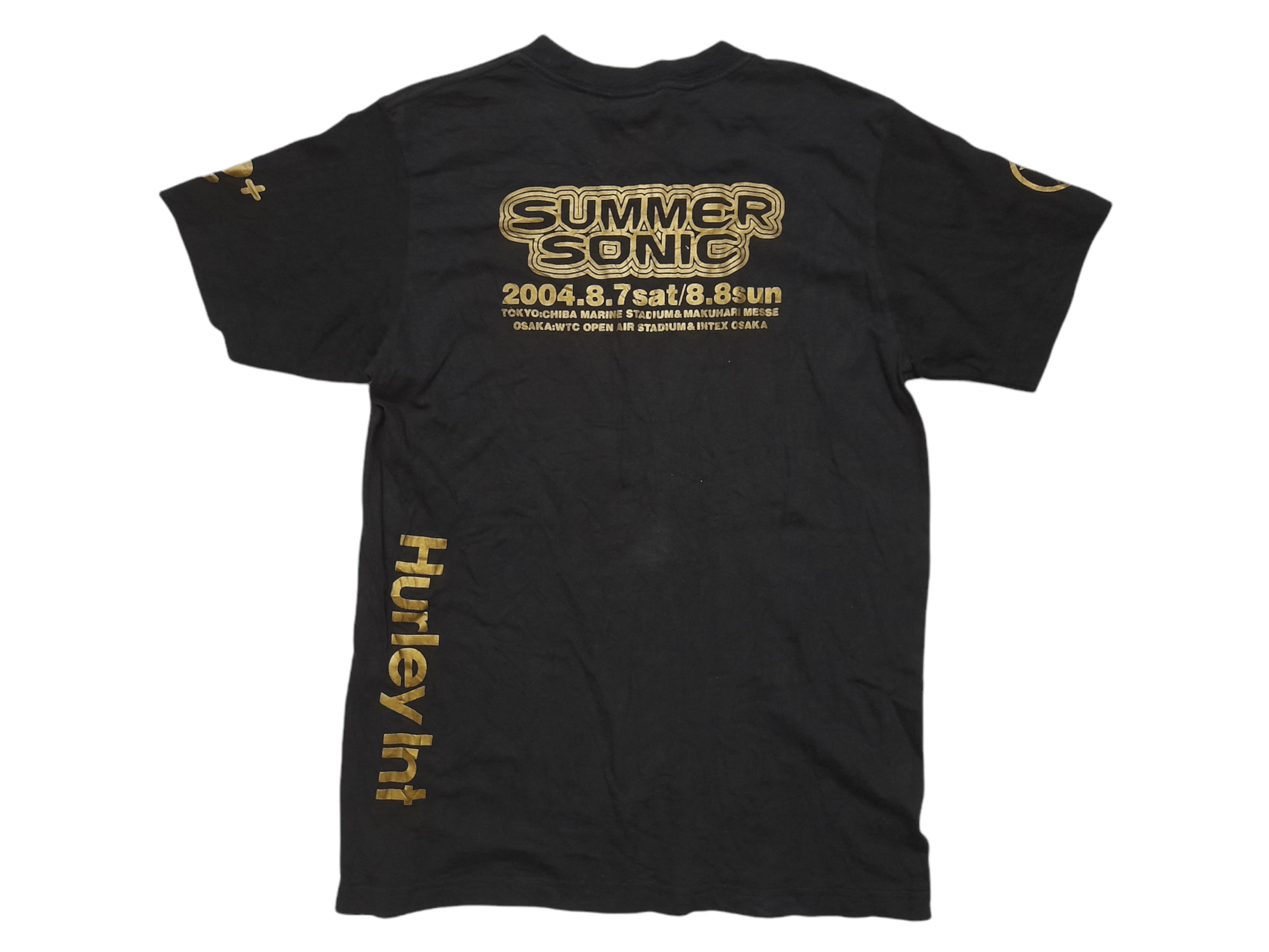 Band Tees × Hurley 2004 Hurley x Summer Sonic Shirt Tour (D839) Size US M / EU 48-50 / 2 - 6 Thumbnail