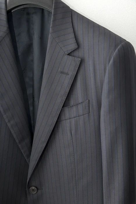 Lanvin Pinstripe wool blazer Size 48R - 2 Thumbnail