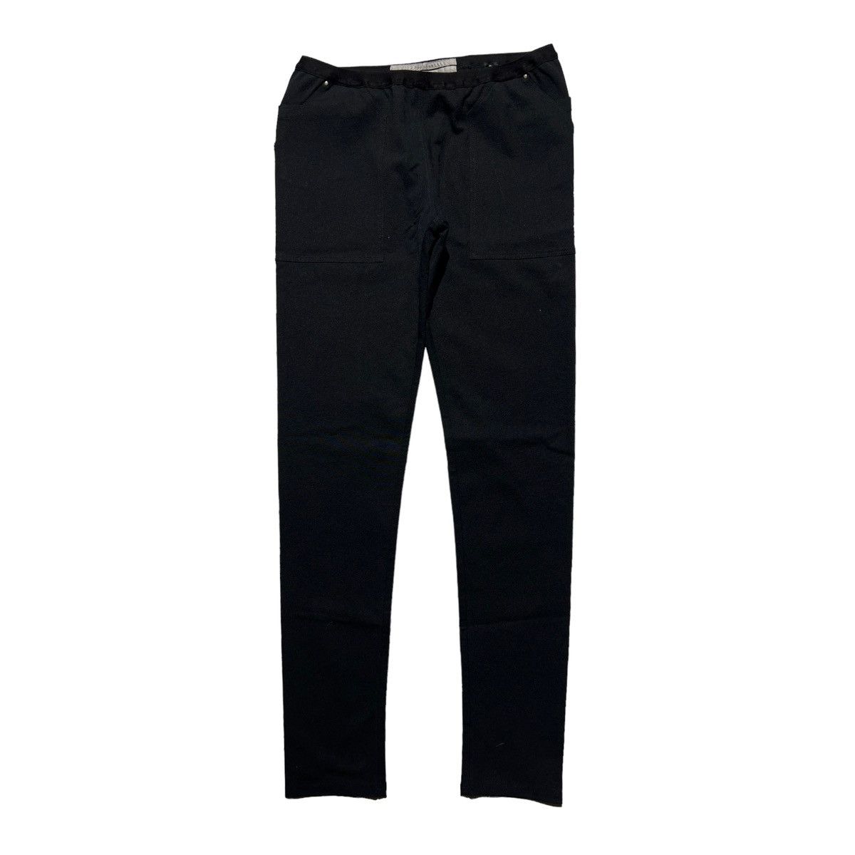 image of Rick Owens Fw20 Performa Textured Stretch Waist Trouser in Black, Men's (Size 32)