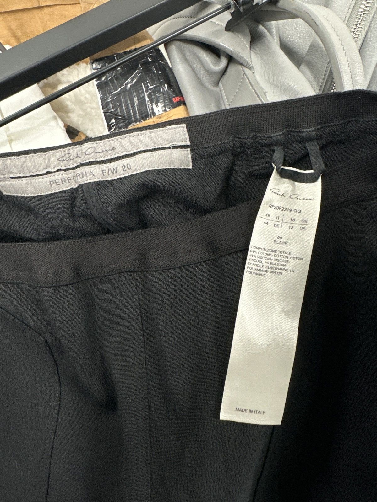 Rick Owens FW20 Performa textured stretch waist trouser Size US 32 / EU 48 - 7 Thumbnail