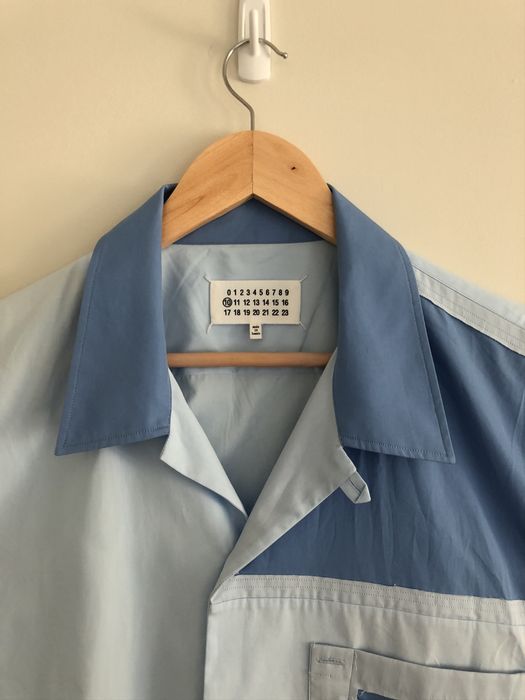 Maison Margiela Camp-Collar Deconstructed Short Sleeve Work Shirt Size US XL / EU 56 / 4 - 2 Preview