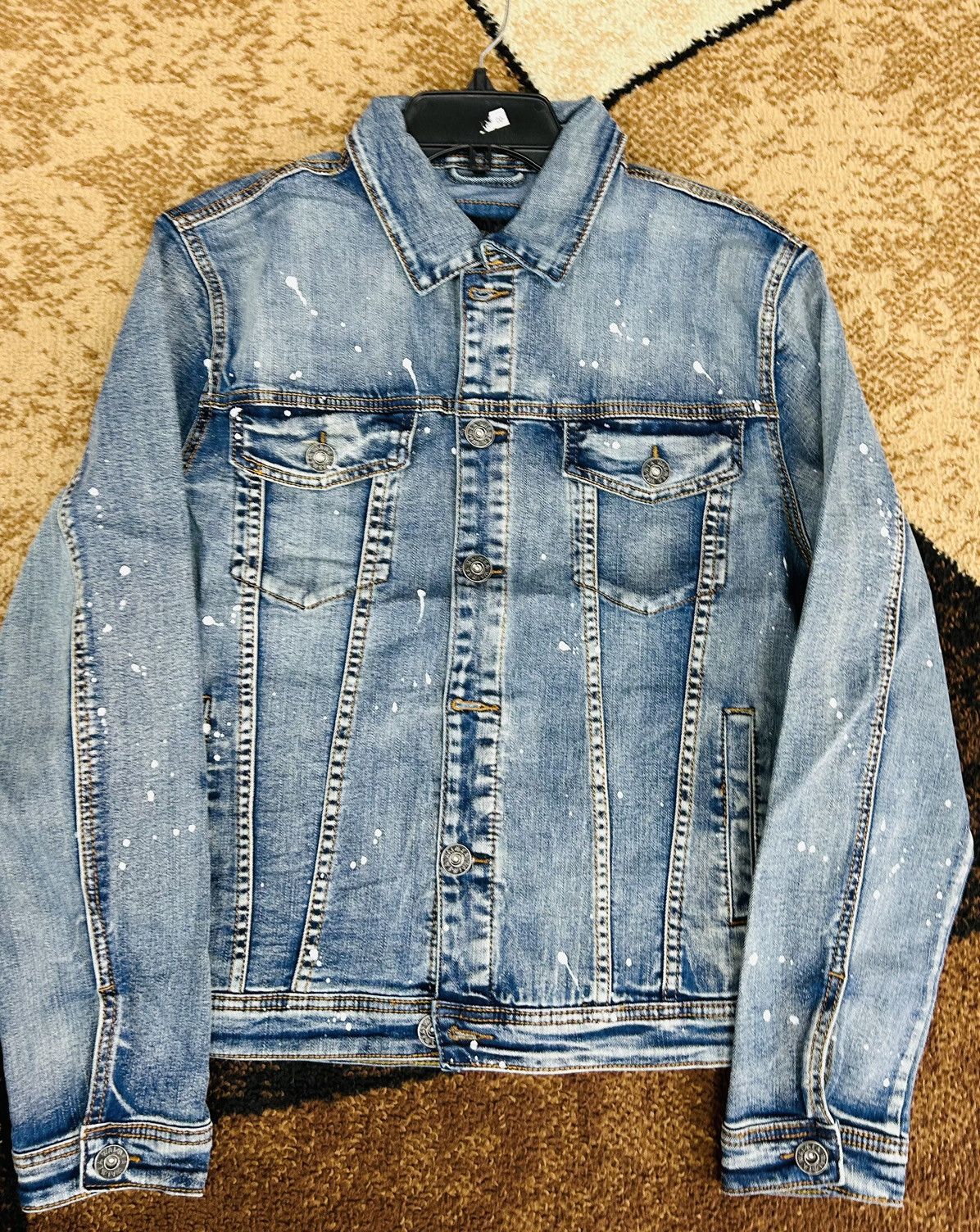 Men's Gradient Washed Old Jacket