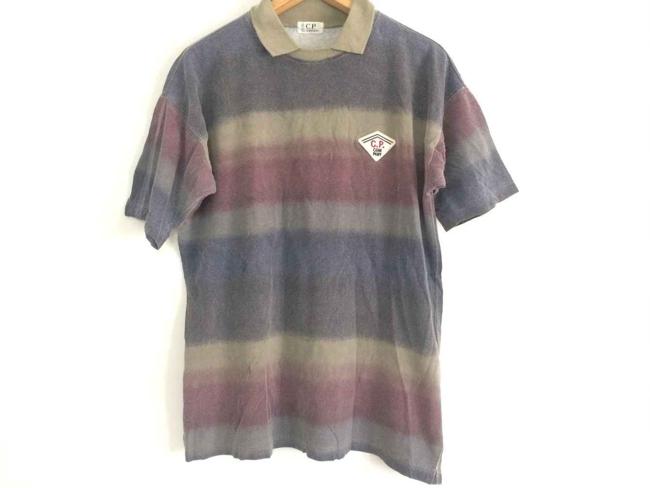 C.P. Company × Vintage 🔥🔥C.P. Company Striped Polo T-Shirt Size US M / EU 48-50 / 2 - 5 Thumbnail