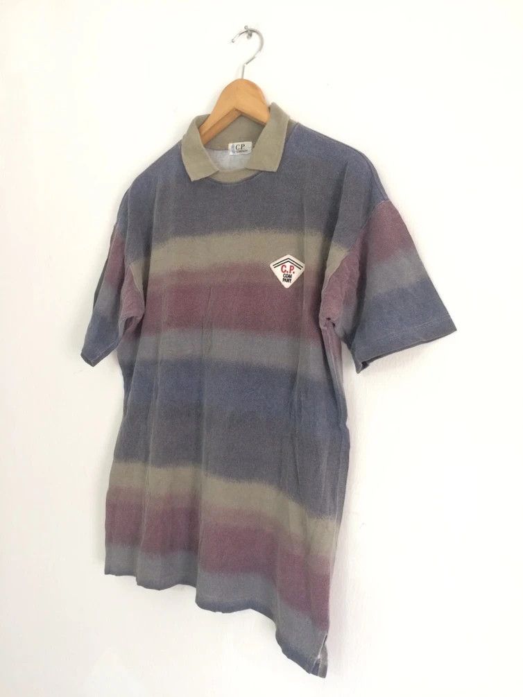 C.P. Company × Vintage 🔥🔥C.P. Company Striped Polo T-Shirt Size US M / EU 48-50 / 2 - 3 Thumbnail