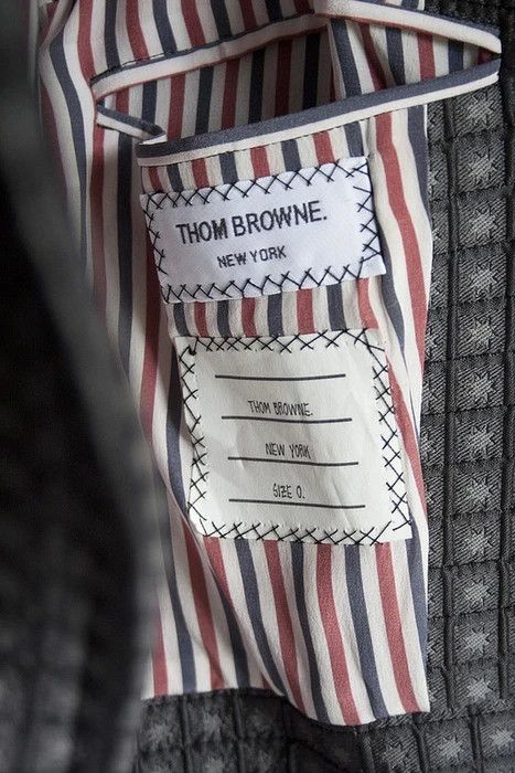 Thom Browne AW13 slik jacquard coat Size XS / US 0-2 / IT 36-38 - 8 Thumbnail