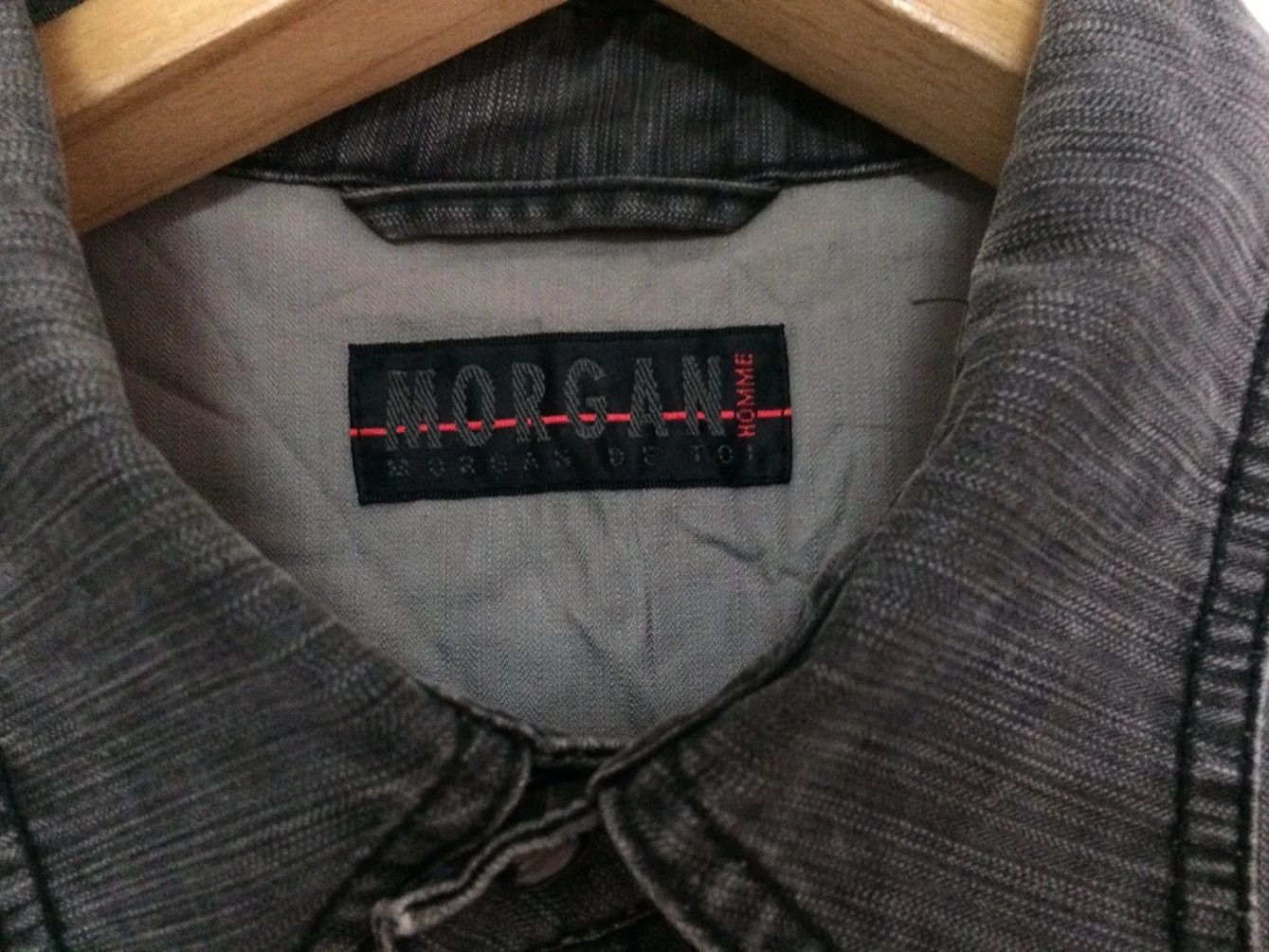 Japanese Brand × Morgan Homme × Vintage 🔥🔥Vintage Style Morgan Homme Shirt Size US S / EU 44-46 / 1 - 3 Thumbnail