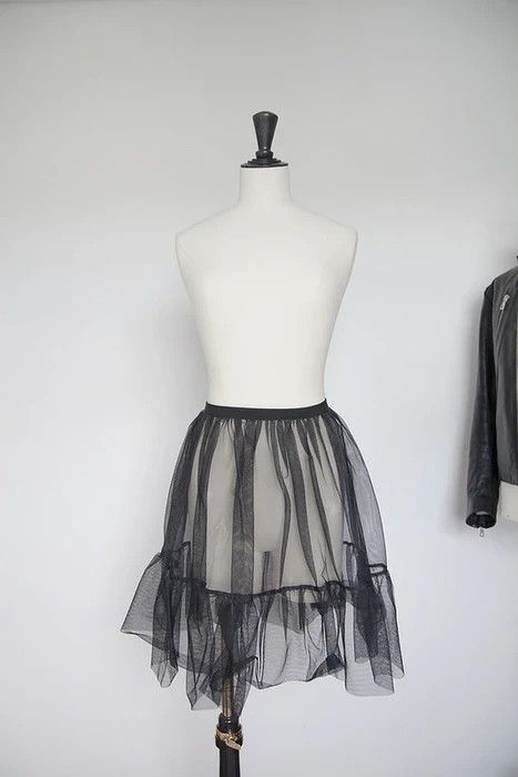 image of Ermanno Scervino Black Ballet Skirt, Women's (Size 26)