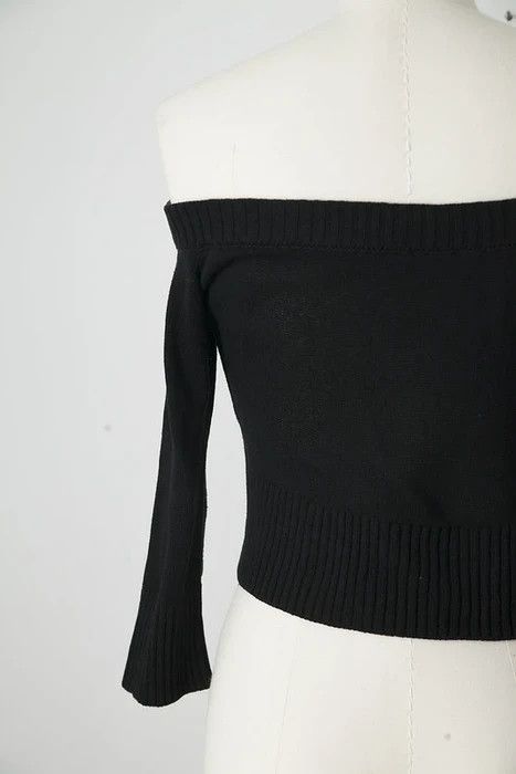 Alexander McQueen 1990's silk band sweater Size XS / US 0-2 / IT 36-38 - 4 Thumbnail