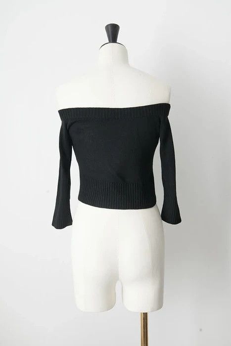 Alexander McQueen 1990's silk band sweater Size XS / US 0-2 / IT 36-38 - 3 Thumbnail