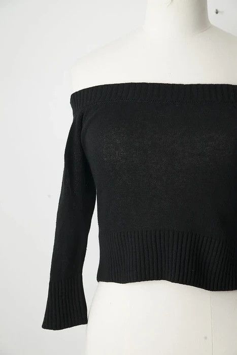 Alexander McQueen 1990's silk band sweater Size XS / US 0-2 / IT 36-38 - 2 Thumbnail