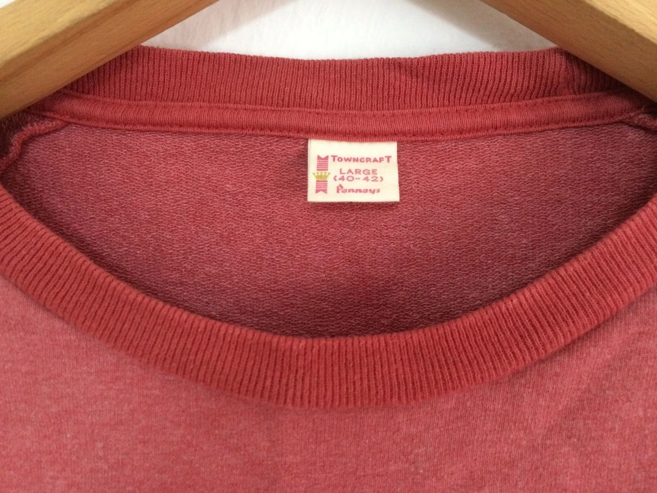 JCPenney × Japanese Brand × Vintage 🔥🔥Towncraft Penneys Plain Sweatshirt Size US M / EU 48-50 / 2 - 3 Thumbnail