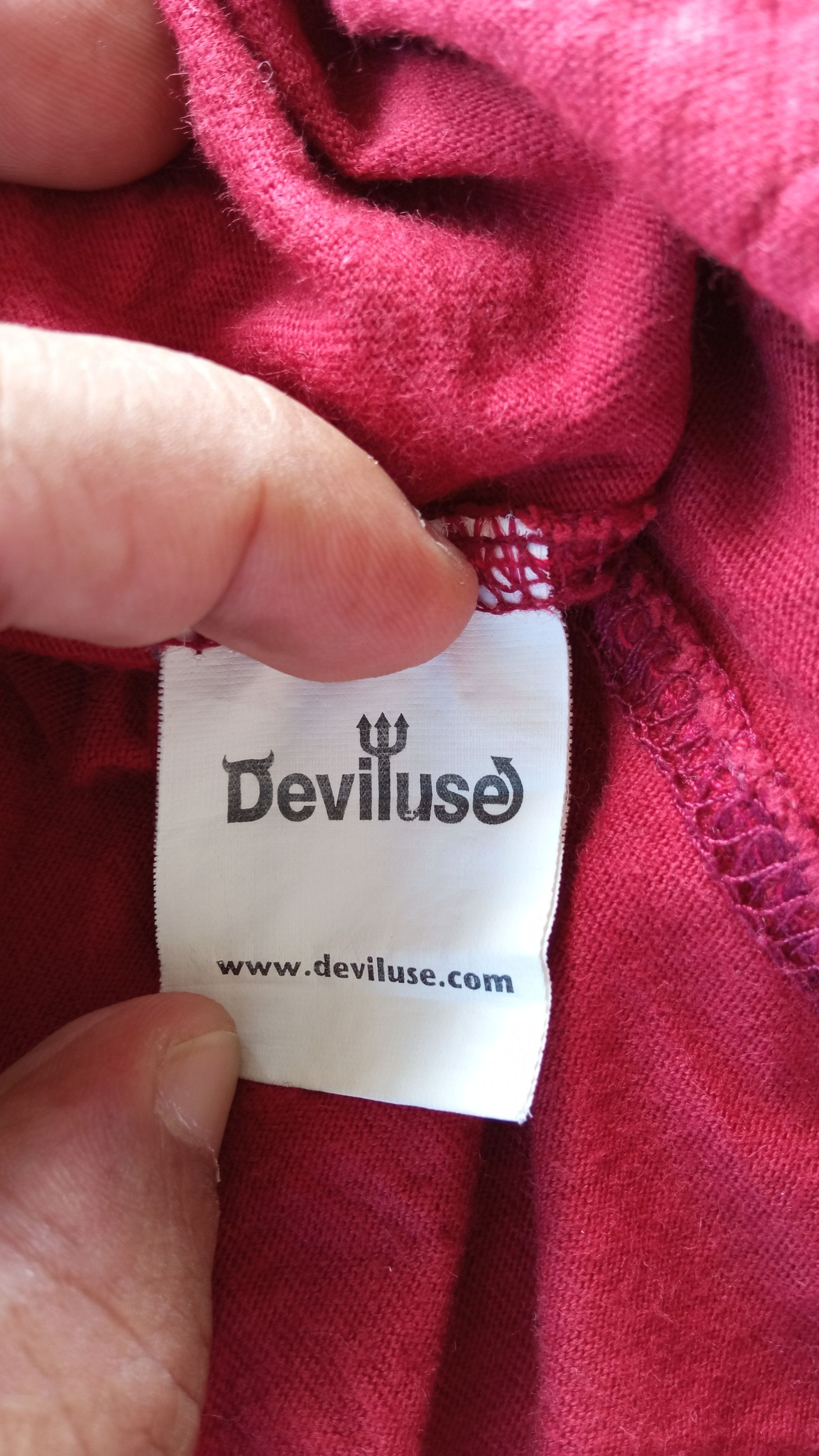 Japanese Brand × Vintage 🔥🔥Vintage Style Deviluse Spellout Logo T-Shirt Size US S / EU 44-46 / 1 - 10 Thumbnail