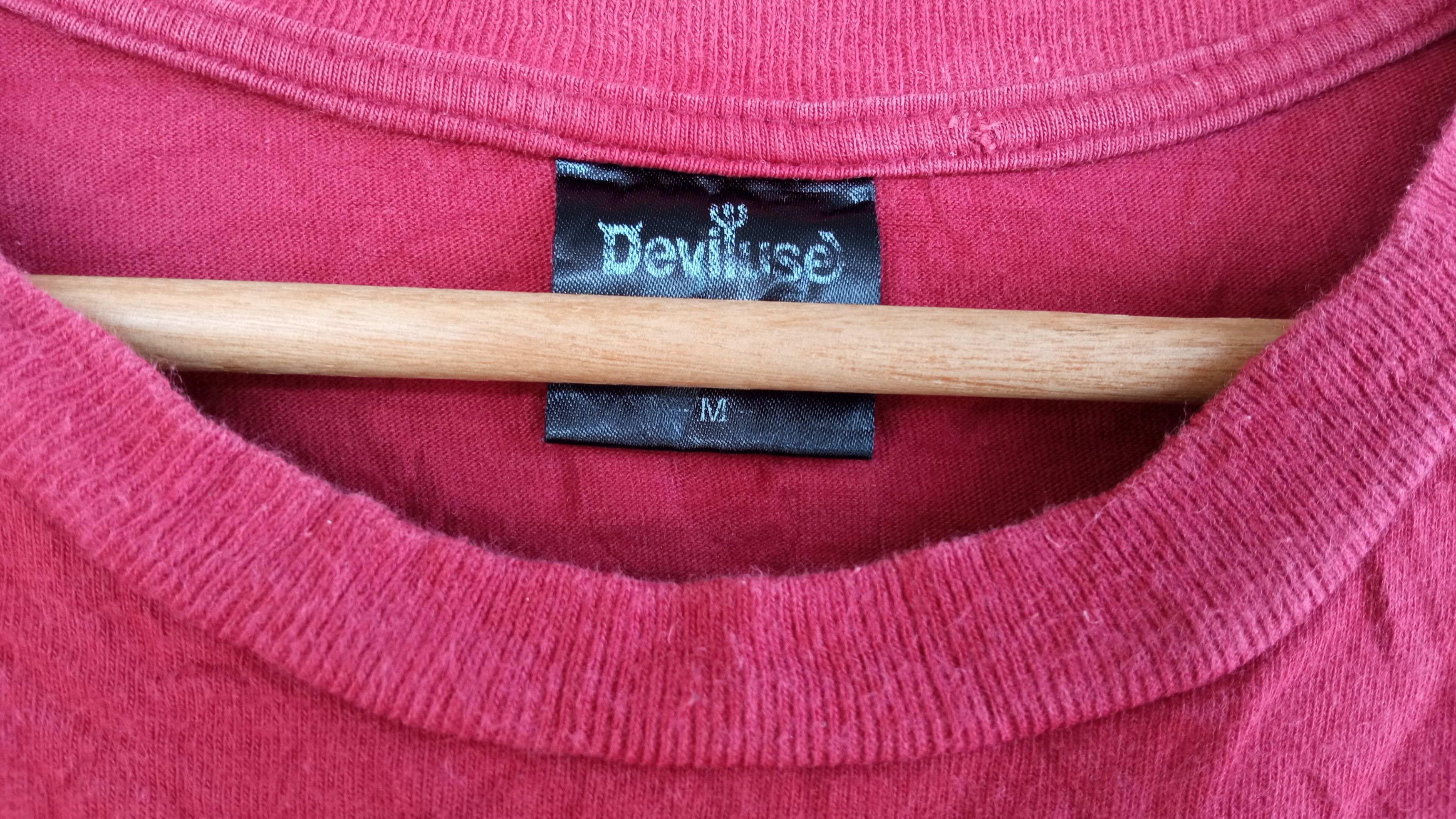 Japanese Brand × Vintage 🔥🔥Vintage Style Deviluse Spellout Logo T-Shirt Size US S / EU 44-46 / 1 - 9 Thumbnail