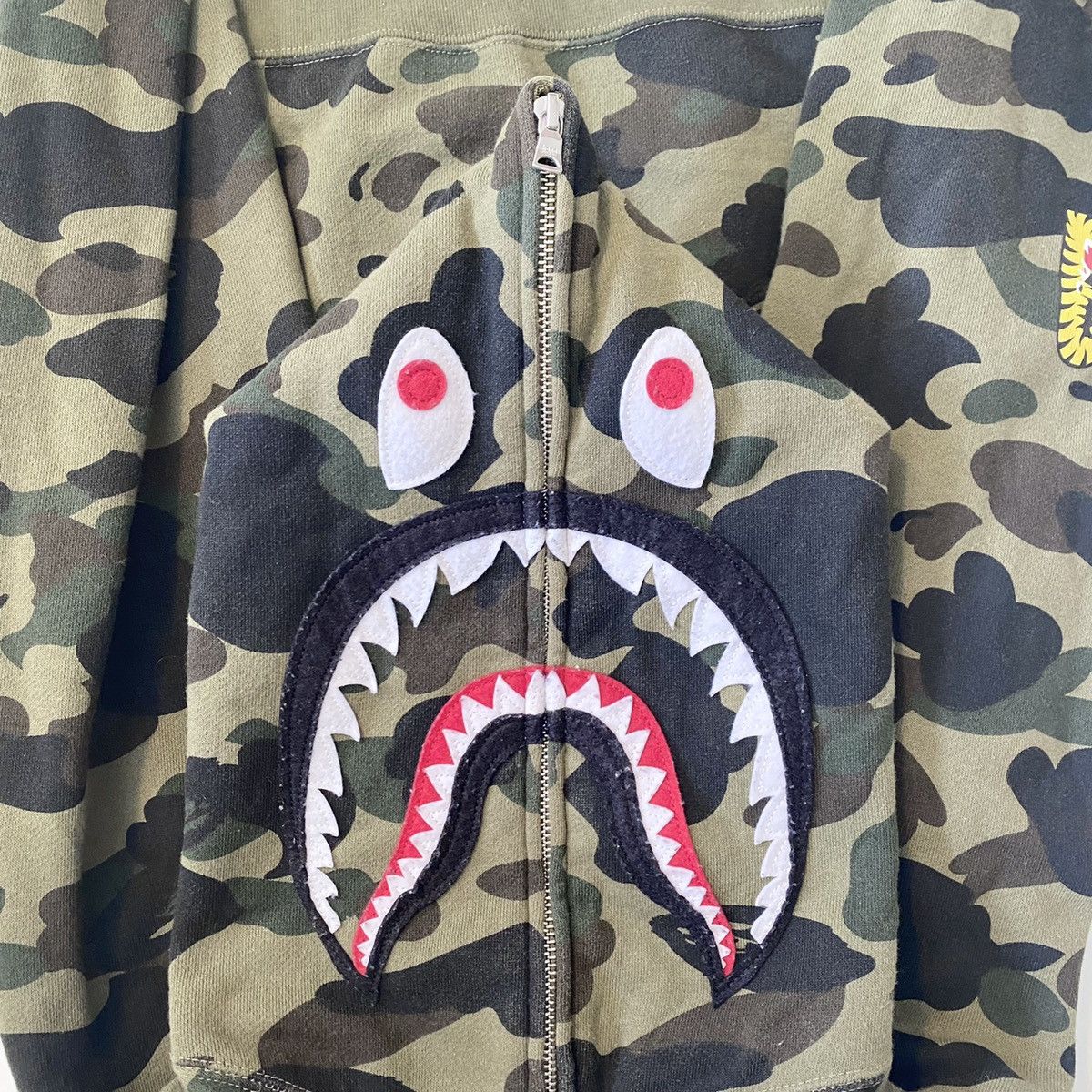 Bape Bape 1st Camo Shark Full Zip Hoodie | Grailed