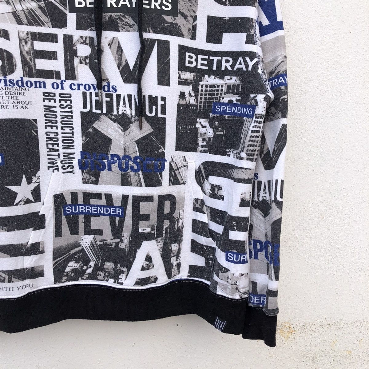 Japanese Brand RARE DESIGN FULL PRINT HOODIE B ONE SOUL Size US M / EU 48-50 / 2 - 4 Thumbnail