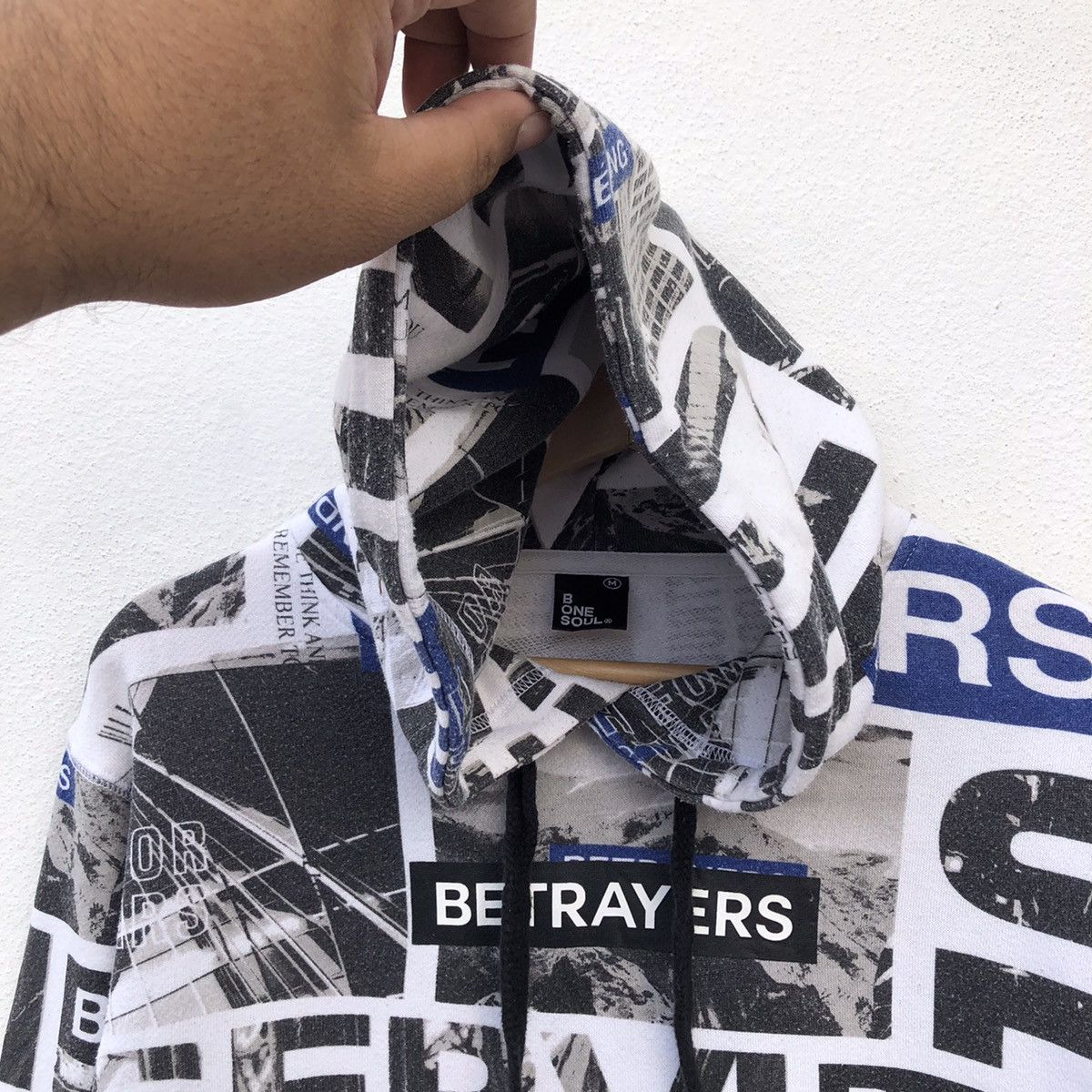 Japanese Brand RARE DESIGN FULL PRINT HOODIE B ONE SOUL Size US M / EU 48-50 / 2 - 5 Thumbnail