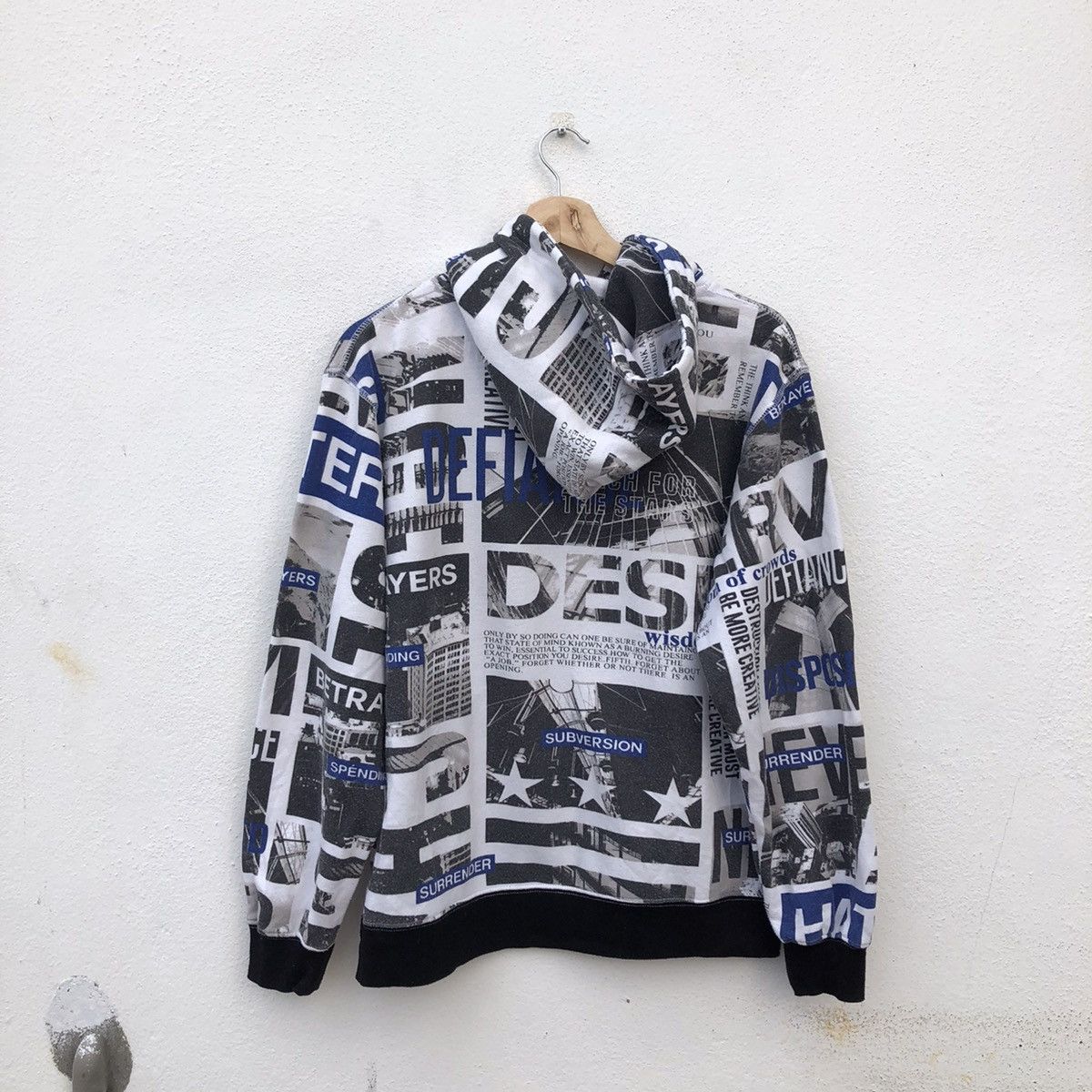 Japanese Brand RARE DESIGN FULL PRINT HOODIE B ONE SOUL Size US M / EU 48-50 / 2 - 7 Thumbnail