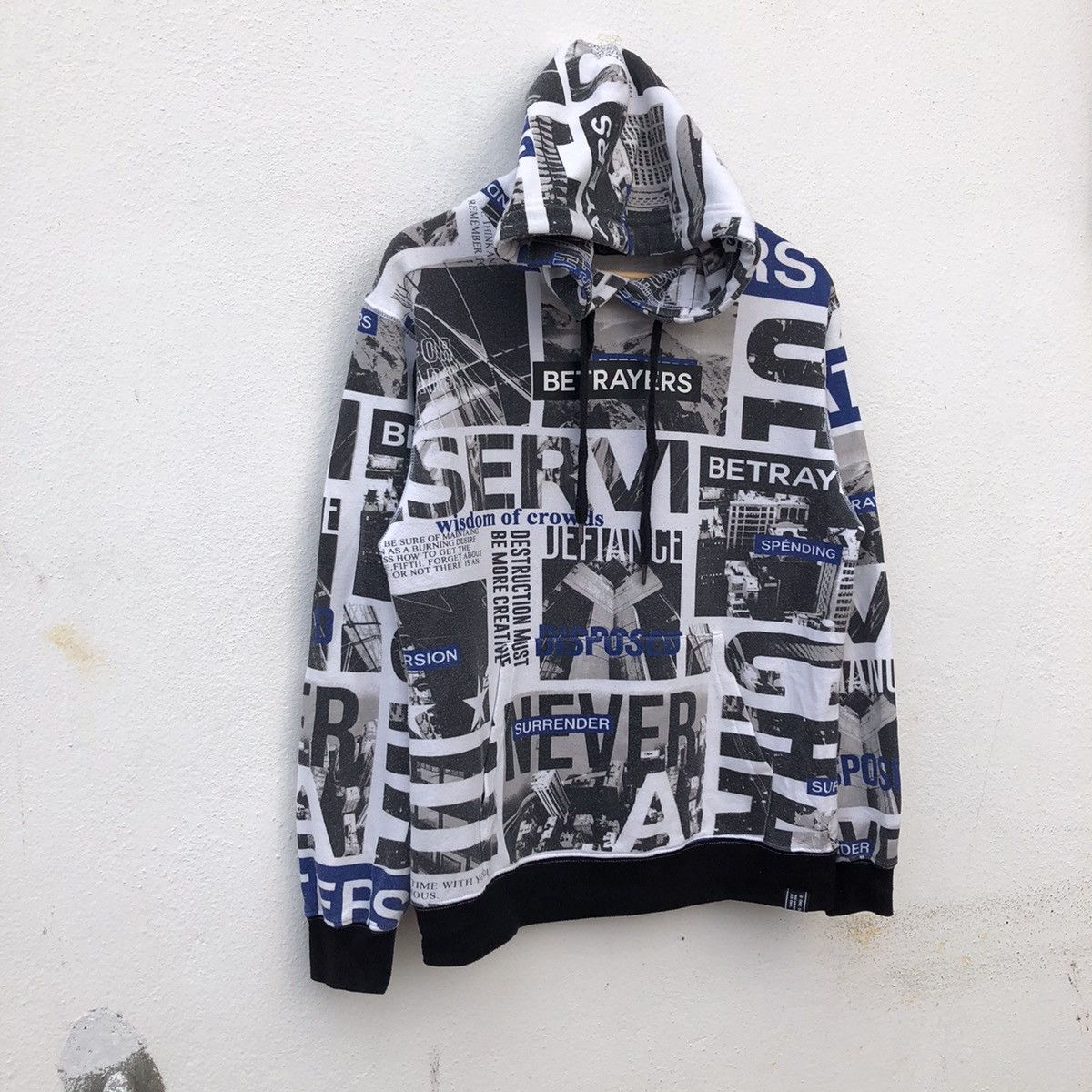 Japanese Brand RARE DESIGN FULL PRINT HOODIE B ONE SOUL Size US M / EU 48-50 / 2 - 2 Thumbnail