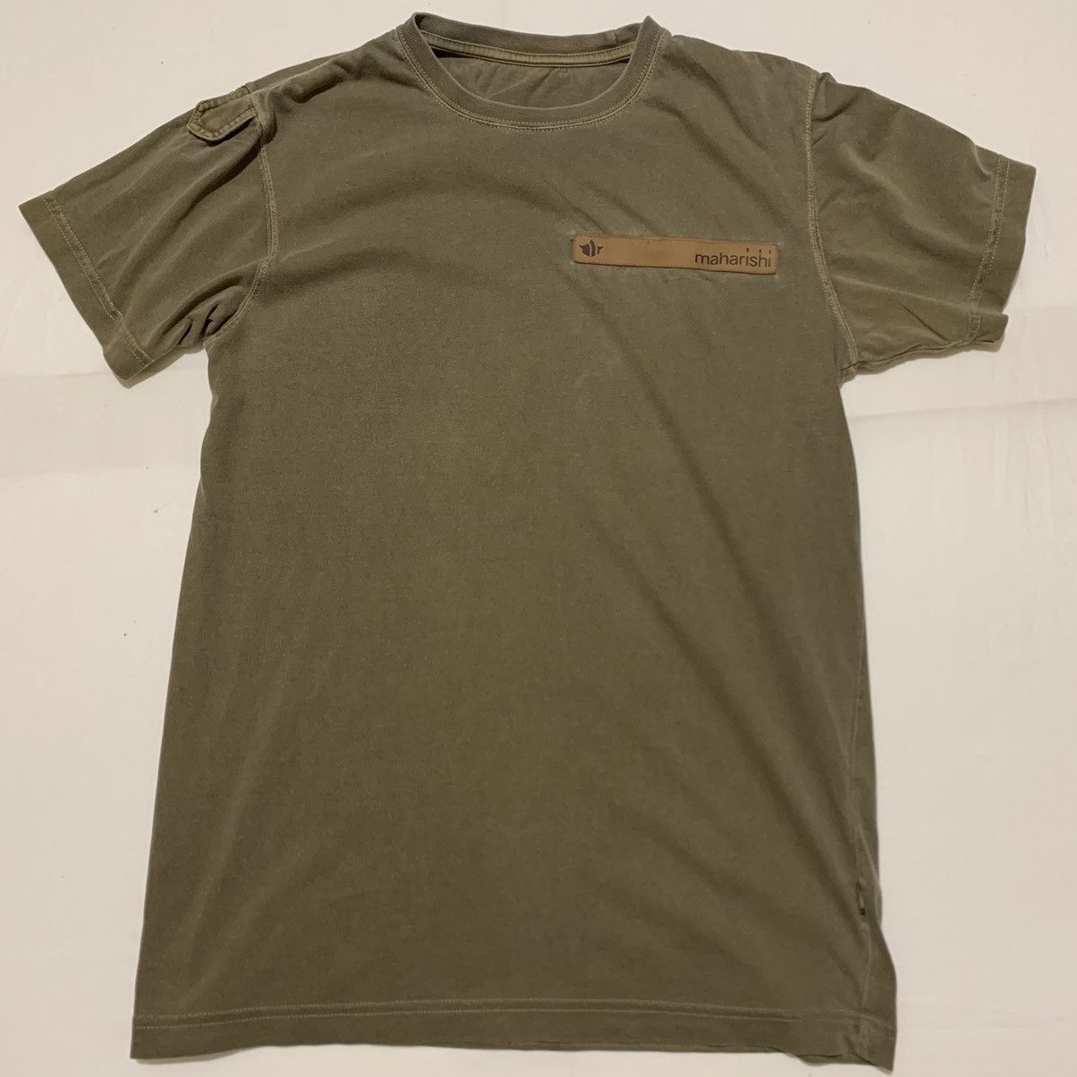 Japanese Brand Maharishi Garment Dyed Organic T-Shirt Size US M / EU 48-50 / 2 - 1 Thumbnail