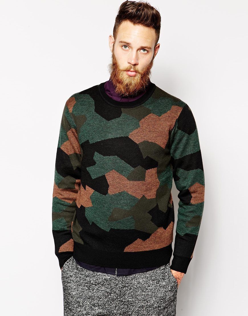 Paul Smith Paul Smith Camouflage Sweater Size US S / EU 44-46 / 1 - 1 Thumbnail