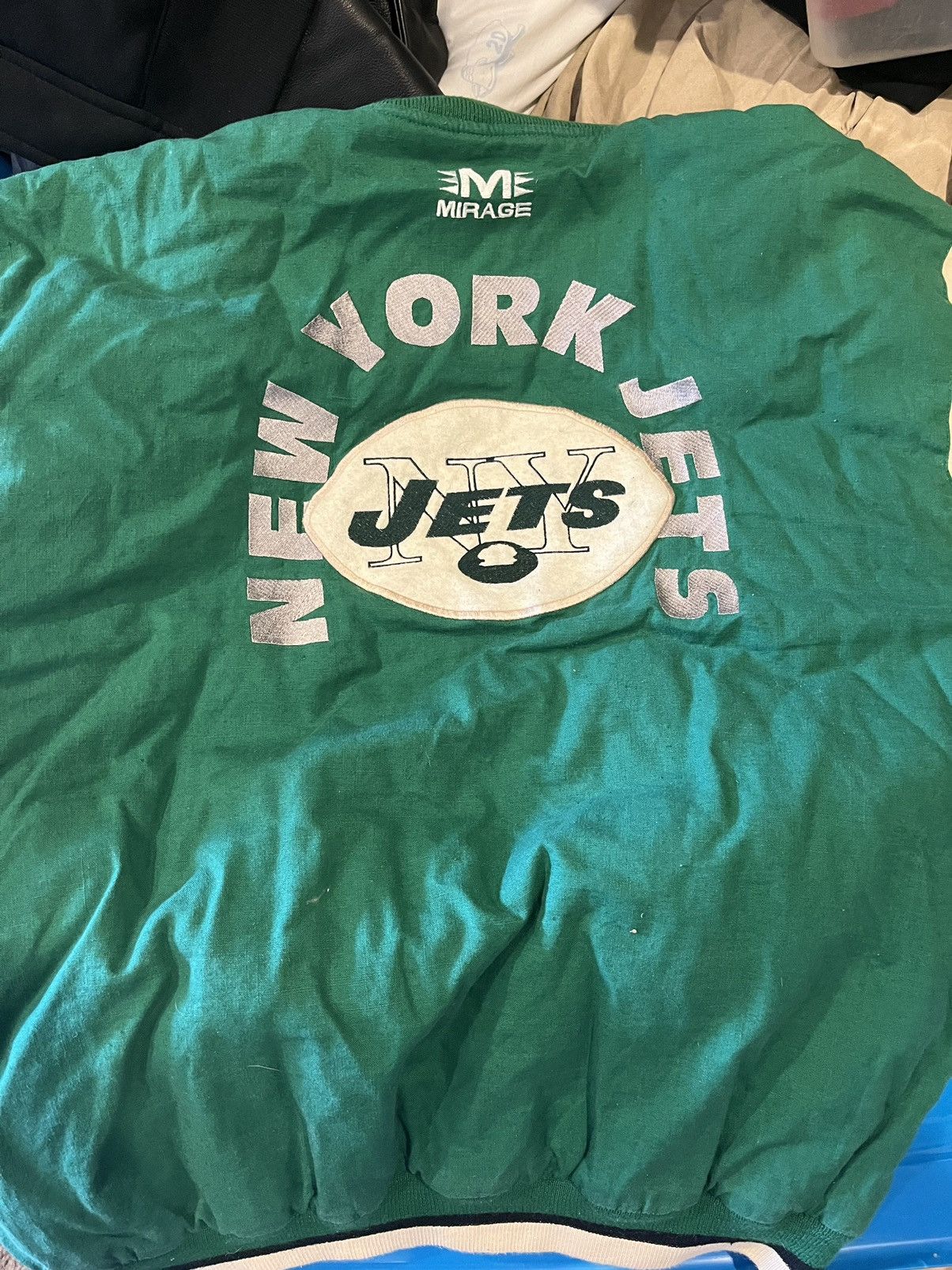 Mirage New York Jets Vintage Mirage Jacket Size XL Size US XL / EU 56 / 4 - 7 Thumbnail