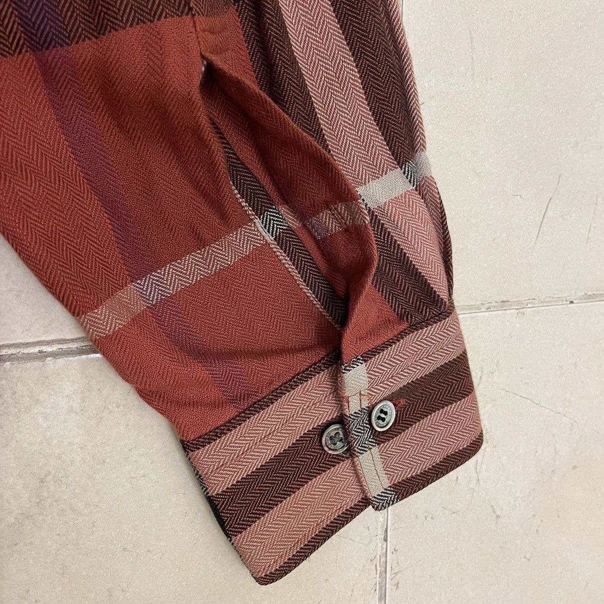 Burberry Vintage Burberry Nova Check Button Up Shirt Size US XL / EU 56 / 4 - 11 Thumbnail