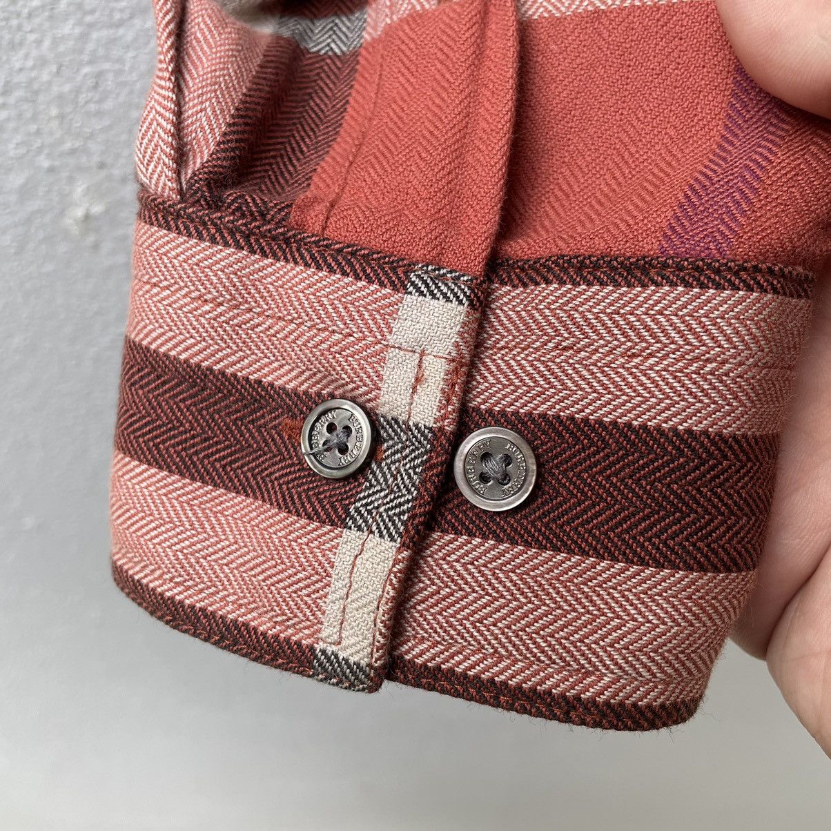 Burberry Vintage Burberry Nova Check Button Up Shirt Size US XL / EU 56 / 4 - 8 Thumbnail