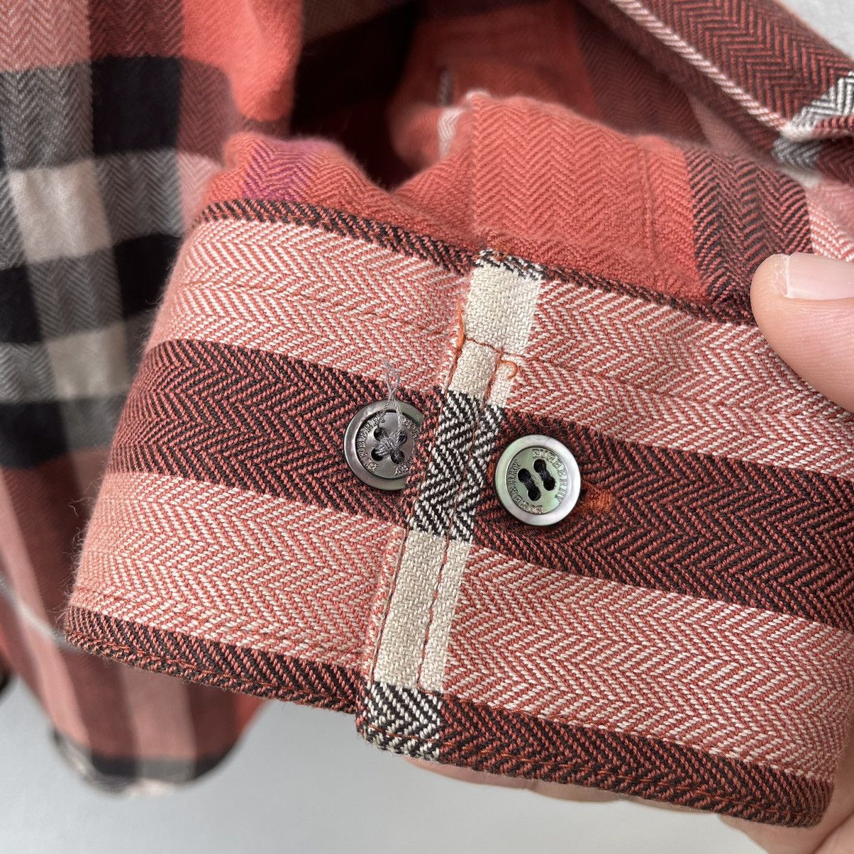 Burberry Vintage Burberry Nova Check Button Up Shirt Size US XL / EU 56 / 4 - 7 Thumbnail