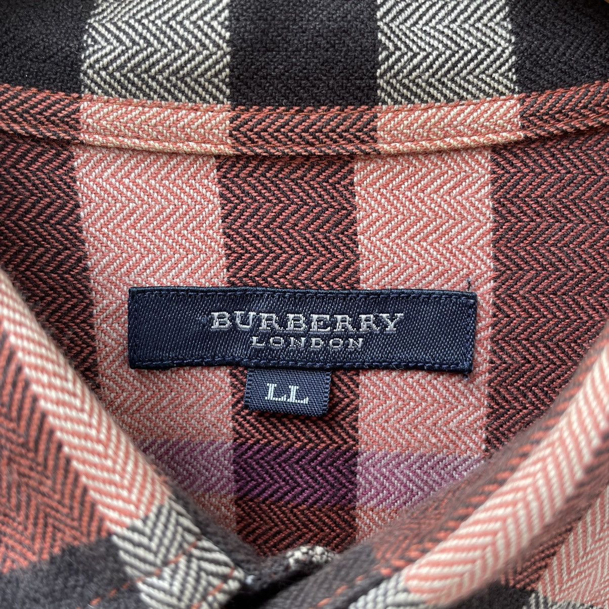 Burberry Vintage Burberry Nova Check Button Up Shirt Size US XL / EU 56 / 4 - 3 Thumbnail
