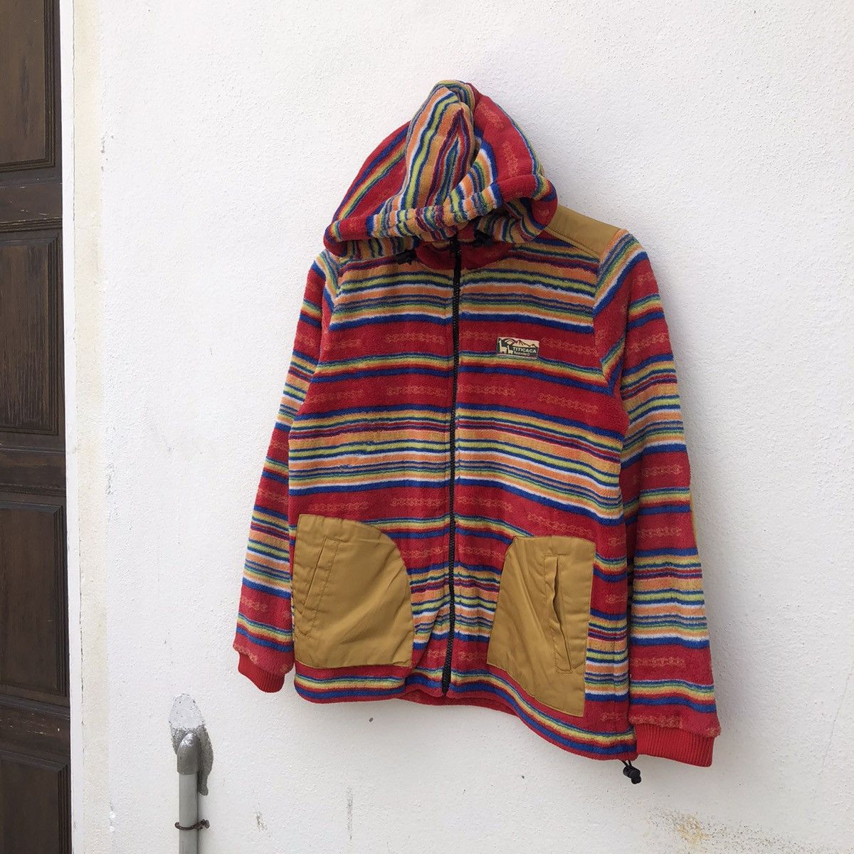 Japanese Brand TITICACA HOODIE ZIPPER JACKET COLOURFUL DESIGN Size US M / EU 48-50 / 2 - 2 Thumbnail