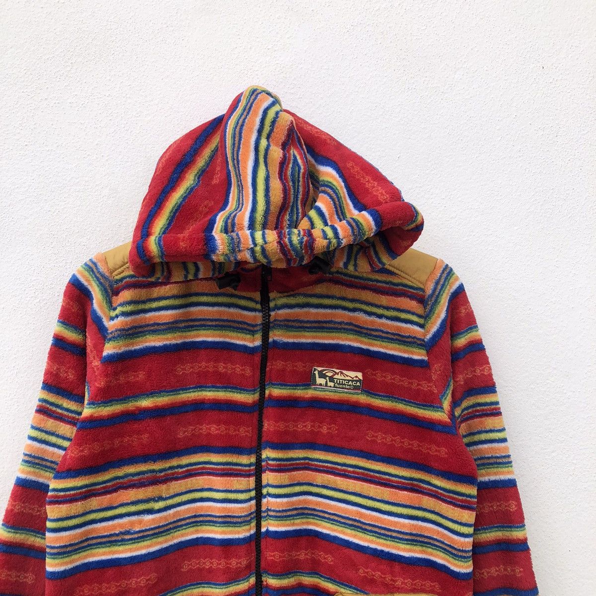 Japanese Brand TITICACA HOODIE ZIPPER JACKET COLOURFUL DESIGN Size US M / EU 48-50 / 2 - 3 Thumbnail