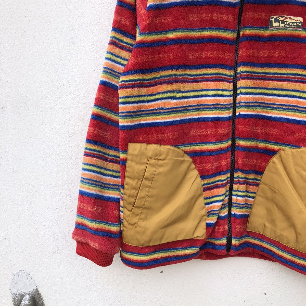 Japanese Brand TITICACA HOODIE ZIPPER JACKET COLOURFUL DESIGN Size US M / EU 48-50 / 2 - 4 Thumbnail