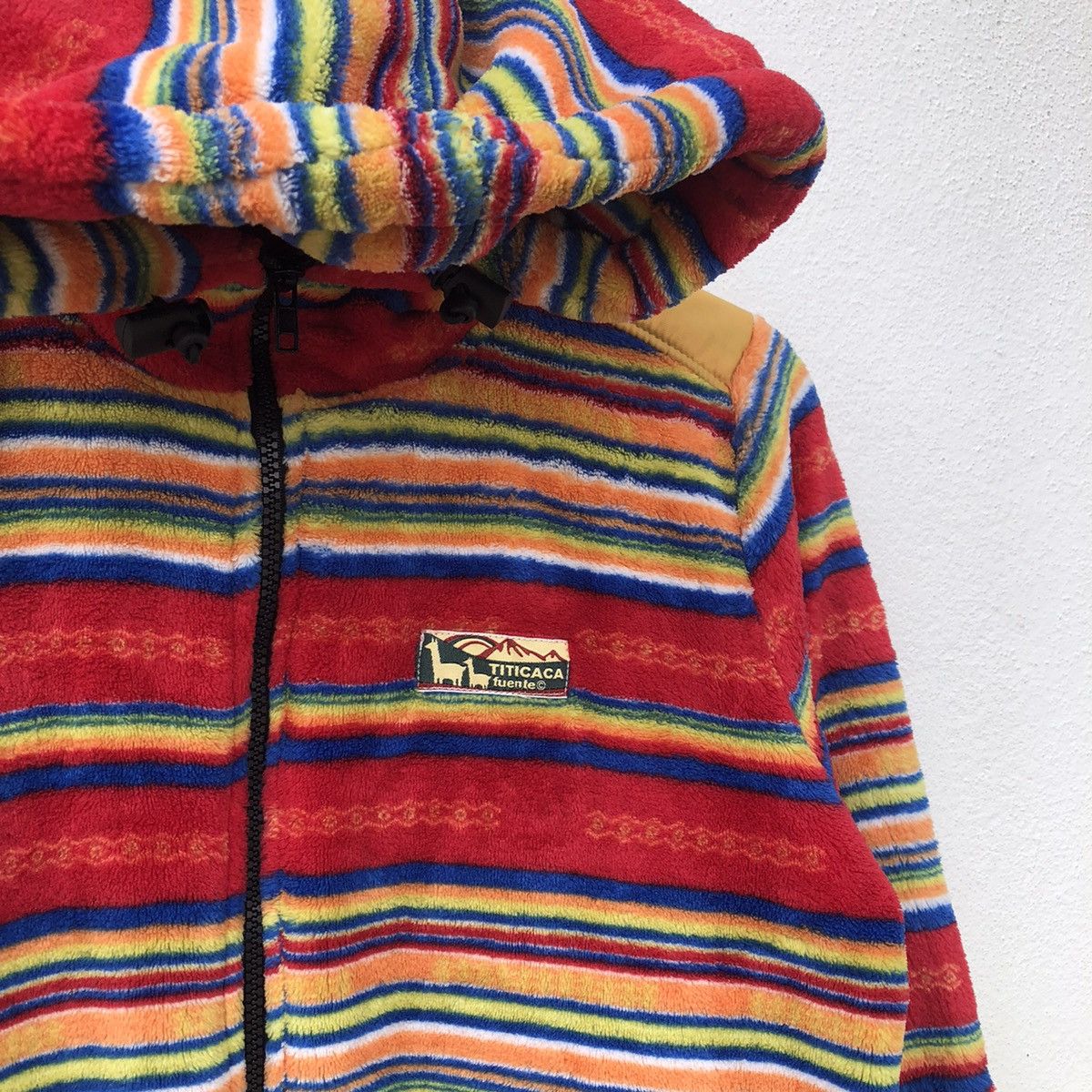 Japanese Brand TITICACA HOODIE ZIPPER JACKET COLOURFUL DESIGN Size US M / EU 48-50 / 2 - 5 Thumbnail