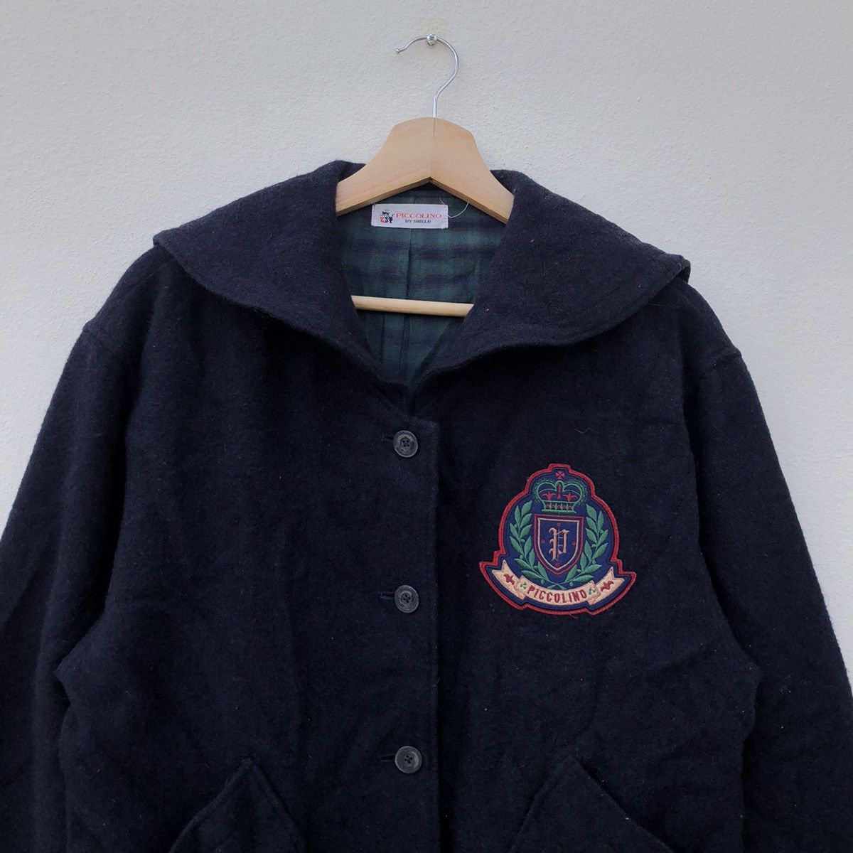 Japanese Brand VINTAGE PICCOLINO BY SHIELD HOODIE JACKET RARE DESIGN Size US M / EU 48-50 / 2 - 3 Thumbnail