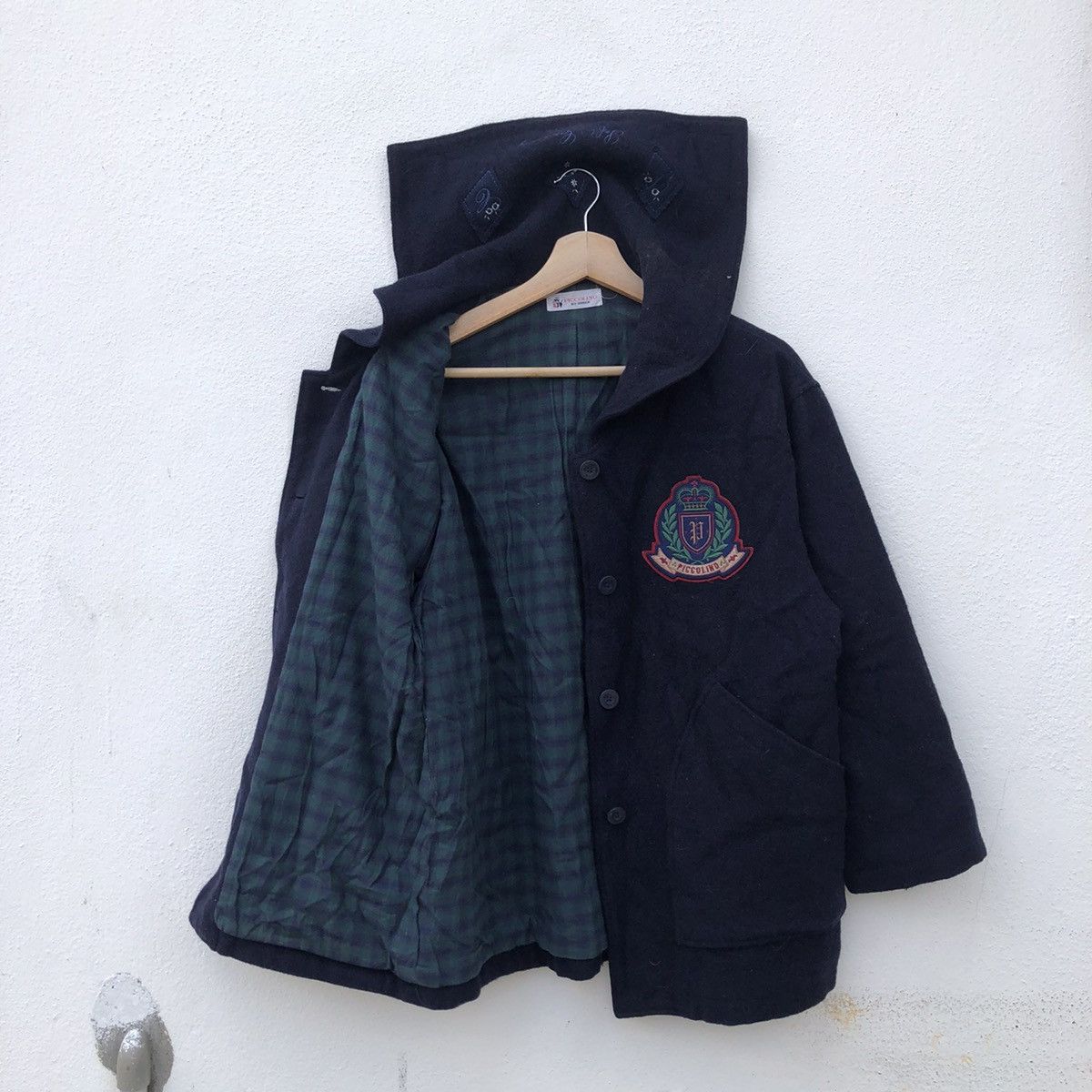 Japanese Brand VINTAGE PICCOLINO BY SHIELD HOODIE JACKET RARE DESIGN Size US M / EU 48-50 / 2 - 9 Thumbnail