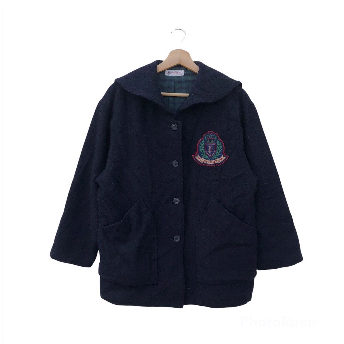 Japanese Brand VINTAGE PICCOLINO BY SHIELD HOODIE JACKET RARE DESIGN Size US M / EU 48-50 / 2 - 1 Thumbnail